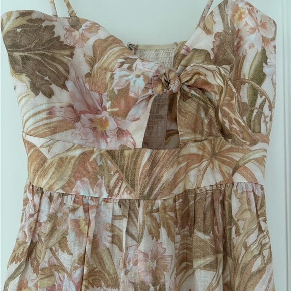 Zimmermann linen midi/maxi dress. Pristine. Worn once. Removal straps. - Picture 2 of 5